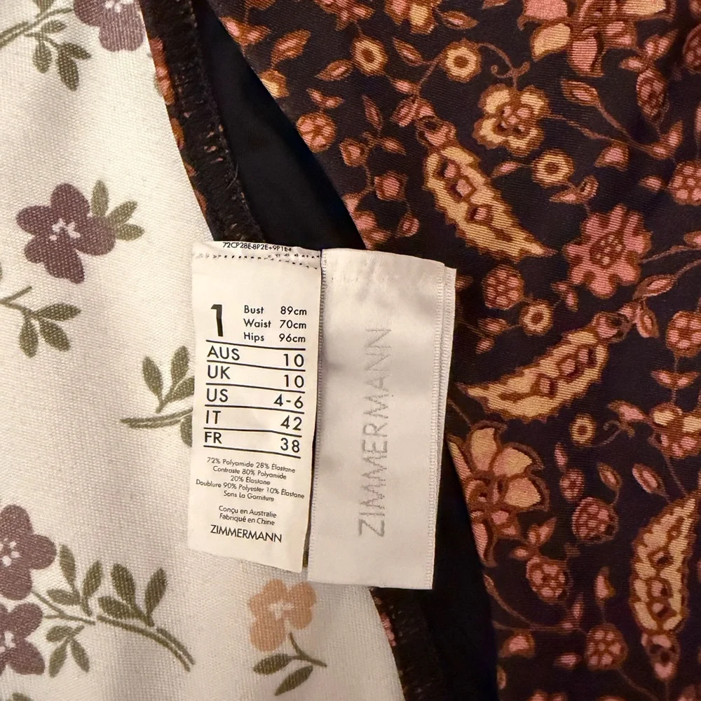 Zimmermann One Piece Size 1 (US 4-6) - Picture 3 of 6